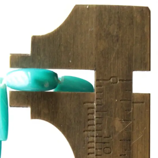 13mm Sky Blue Mother Of Pearl Diamond Beads - Dyed Seashell Beads {3}