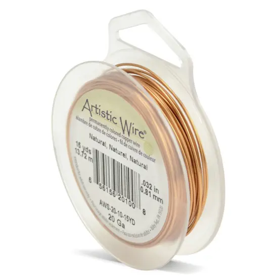 Artistic Wire Jewelry Wire Spools 20 Gauge (15 Yards) Natural Copper {1}