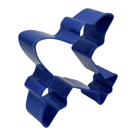 Airplane Cookie Cutter (Navy, 4") {2}