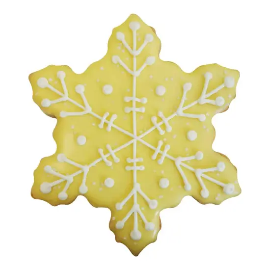 Snowflake Cookie Cutter (White, 4") {3}