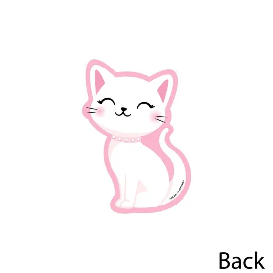 Big Dot of Happiness Purr-fect Kitty Cat - Decorations DIY Kitten Meow Baby Shower or Birthday Party Essentials - Set of 20 {4}