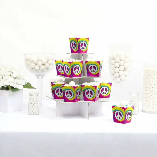 Big Dot of Happiness 60's Hippie - Party Mini Favor Boxes - 1960s Groovy Party Treat Candy Boxes - Set of 12 {3}