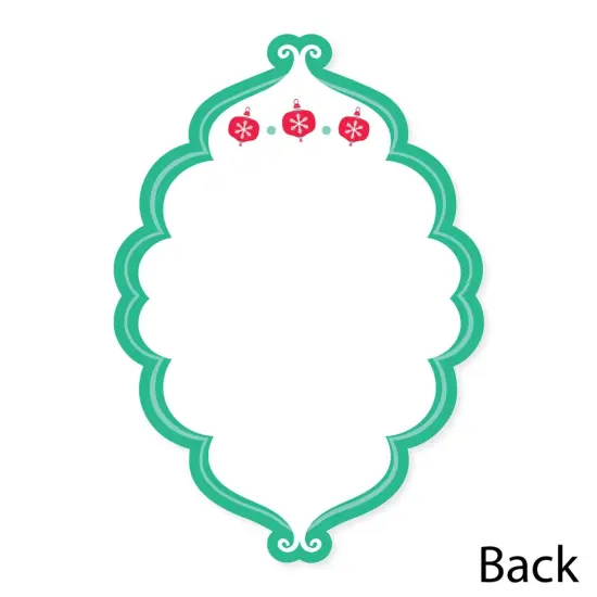 Big Dot of Happiness Elf Squad - Shaped Thank You Cards - Kids Elf Christmas and Birthday Party Shaped Thank You Cards with Envelopes - Set of 12 {6}