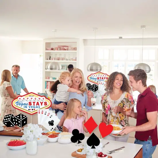 Big Dot of Happiness Las Vegas - Casino Party Centerpiece Sticks - Showstopper Table Toppers - 35 Pieces {6}