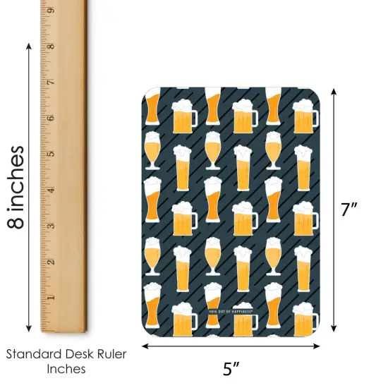 Big Dot of Happiness Cheers and Beers Happy Birthday - Beer Tasting Bingo Cards and Markers - Birthday Party Bingo Game - Set of 18 {6}