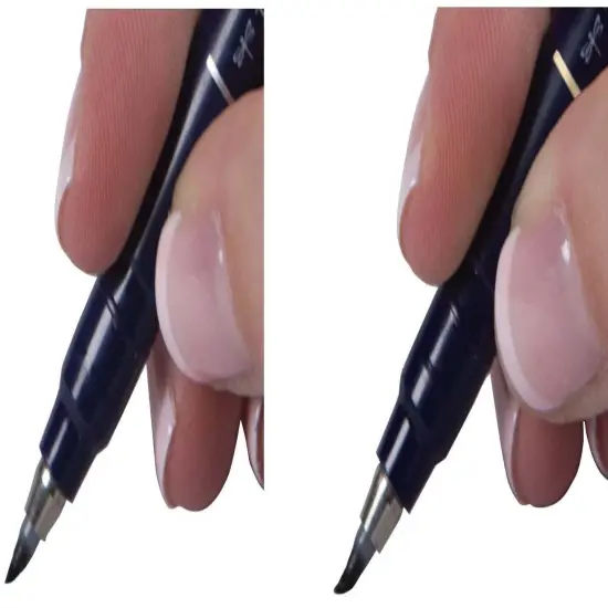 Tombow Fudenosuke Brush Pens 2/Pkg-Black {7}