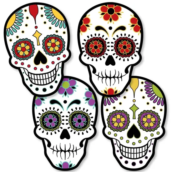 Big Dot of Happiness Day of the Dead - Sugar Skull Decorations DIY Party Essentials - Set of 20 {3}