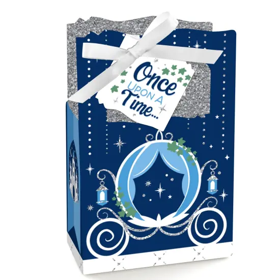 Big Dot of Happiness Fairy Tale Fantasy - Royal Prince and Princess Party Favor Boxes - Set of 12 {1}