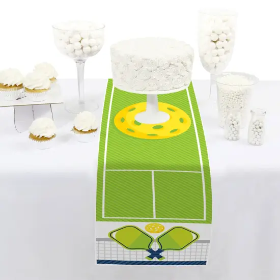 Big Dot of Happiness Let&rsquo;s Rally - Pickleball - Petite Birthday or Retirement Party Paper Table Runner - 12 x 60 inches {3}
