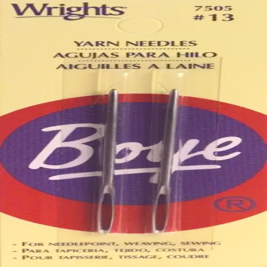 Boye Steel Yarn Needles-Size 13 2/Pkg {1}