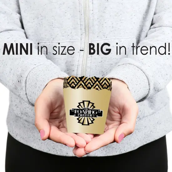 Big Dot of Happiness Roaring 20's - Party Mini Favor Boxes - 1920s Art Deco Jazz Party Treat Candy Boxes - Set of 12 {6}