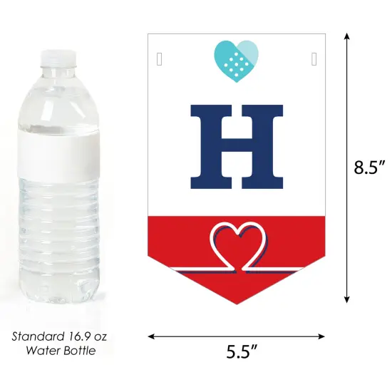 Big Dot of Happiness Happy Heartiversary - CHD Awareness Bunting Banner - Party Decorations - Happy Heartiversary {4}