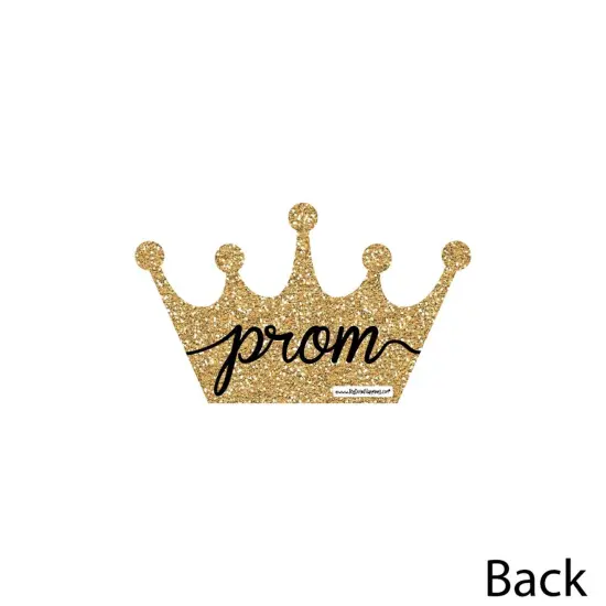 Big Dot of Happiness Prom - Crown Decorations DIY Prom Night Party Essentials - Set of 20 {4}