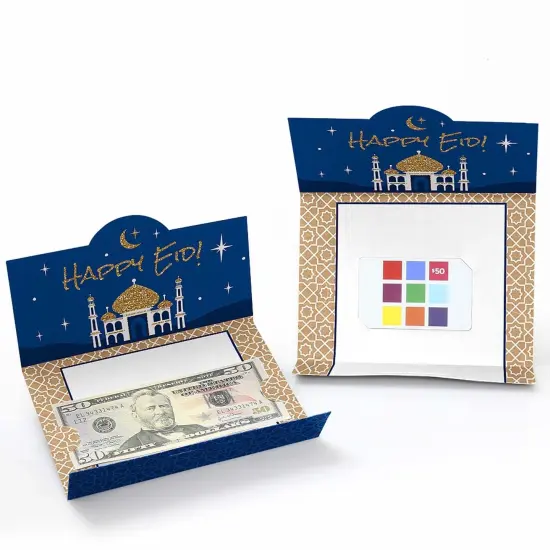 Big Dot of Happiness Eid Mubarak Money and Gift Card Holders - Happy Eid Ramadan Party -Set of 8 {3}