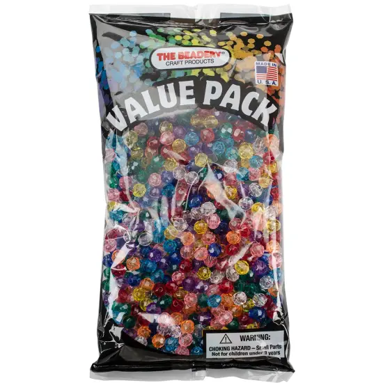 The Beadery Faceted Beads 8mm 900/Pkg-Multicolor {1}