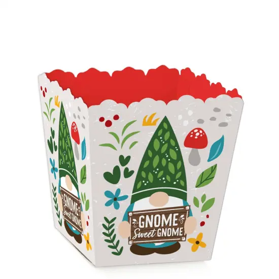 Big Dot of Happiness Garden Gnomes - Party Mini Favor Boxes - Forest Gnome Party Treat Candy Boxes - Set of 12 {1}