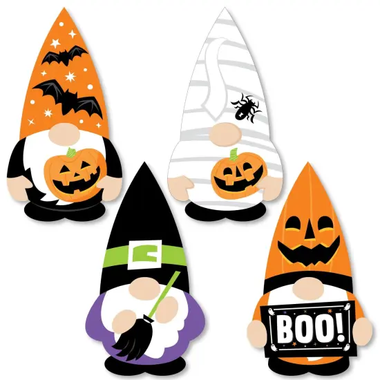 Big Dot of Happiness Halloween Gnomes - DIY Shaped Spooky Fall Party Cut-Outs - 24 Count {1}