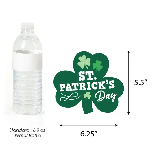 Big Dot of Happiness Shamrock St. Patrick's Day - Decorations Saint Paddy's Day Party Essentials - Set of 20 {6}