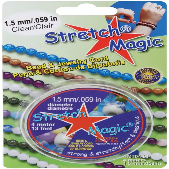 Stretch Magic Bead & Jewelry Cord 1.5mmX4m-Clear {1}