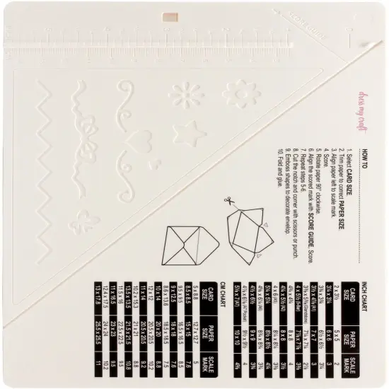 Dress My Craft Multi Purpose Mini Score Board-8.5"X6.3" {4}