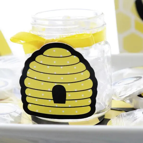 Big Dot of Happiness Honey Bee - DIY Shaped Baby Shower or Birthday Party Cut-Outs - 24 Count {6}