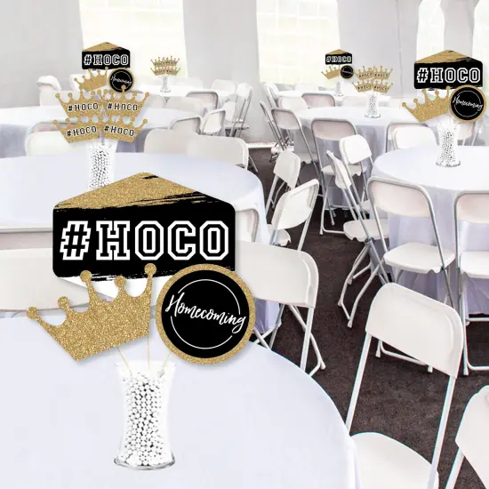 Big Dot of Happiness HOCO Dance - Homecoming Centerpiece Sticks - Showstopper Table Toppers - 35 Pieces {3}