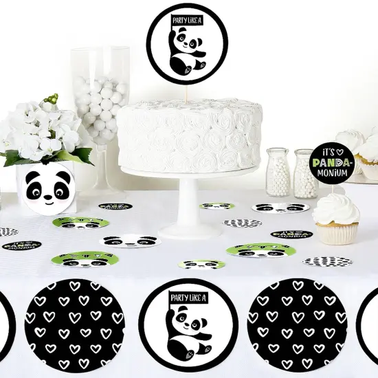 Big Dot of Happiness Party Like a Panda Bear - Baby Shower or Birthday Party Giant Circle Confetti - Party Decorations - Large Confetti 27 Count {6}