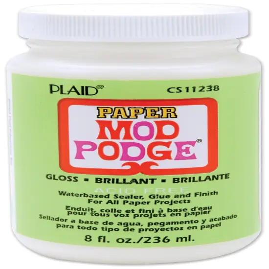 Plaid Mod Podge Paper Gloss Finish-8oz {1}