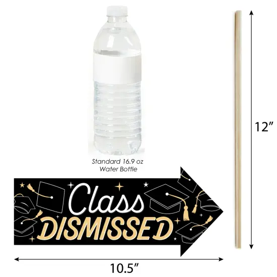 Big Dot of Happiness Funny Hello College Graduation Party Photo Booth Props Kit - 10 Piece {4}