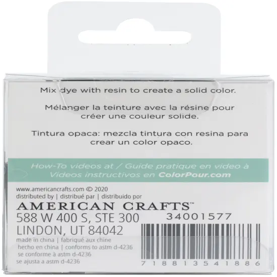 American Crafts Color Pour Resin .3oz 3/Pkg-Iridescent {2}