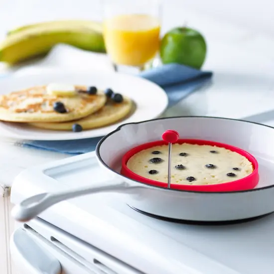 Trudeau Silicone Pancake Ring-Red {3}