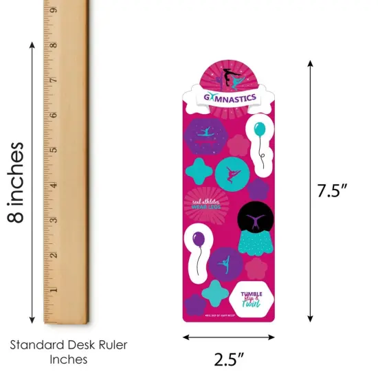 Big Dot of Happiness Tumble, Flip and Twirl - Gymnastics - Gymnast Birthday Party Favor Kids Stickers - 16 Sheets - 256 Stickers {4}