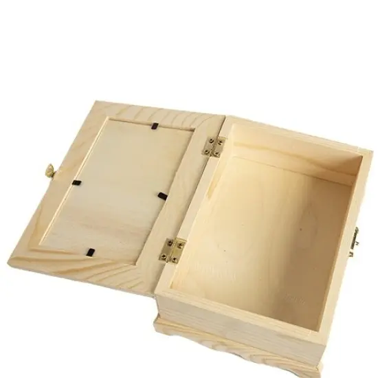 CousinDIY Unfinished Wood Frame Box-6.5"X4.8"X2.8" {2}