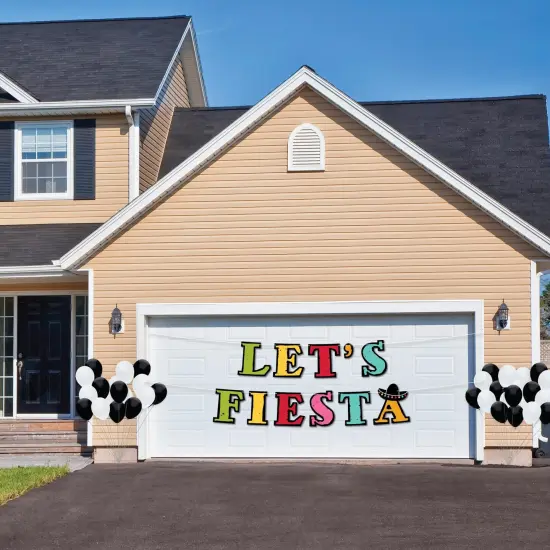 Big Dot of Happiness Let's Fiesta - Large Fiesta Decorations - Let's Fiesta - Outdoor Letter Banner {3}