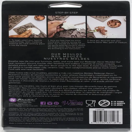 Prima Marketing Re-Design Mould 5"X8"X8mm-Elegant Borders {4}