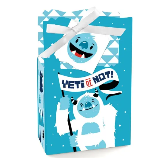 Big Dot of Happiness Yeti to Party - Abominable Snowman Party or Birthday Party Favor Boxes - Set of 12 {1}