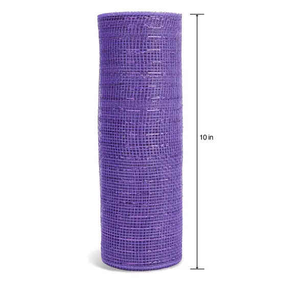 FloraCraft Decorative Mesh 10"X10yd-Purple {3}