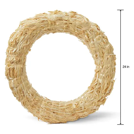 FloraCraft Straw Wreath Form-24" {3}