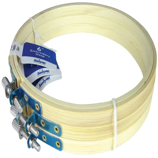 Janlynn Wood Embroidery Hoop 6"-Natural {2}