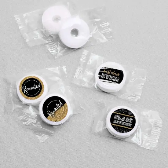 Big Dot of Happiness Reunited - School Class Reunion Party Round Candy Sticker Favors - Labels Fits Chocolate Candy (1 sheet of 108) {4}