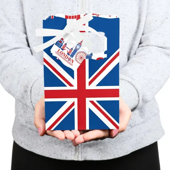 Big Dot of Happiness Cheerio, London - British UK Party Favor Boxes - Set of 12 {6}