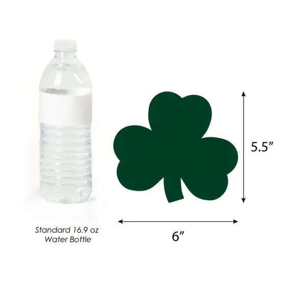 Big Dot of Happiness St. Patrick's Day - Shamrock Decorations DIY Saint Paddy's Day Party Essentials - Set of 20 {6}