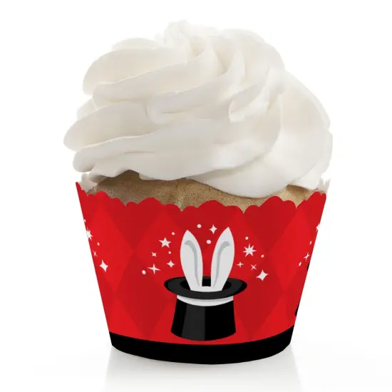 Big Dot of Happiness Magic - Birthday Party Decorations - Party Cupcake Wrappers - Set of 12 {1}