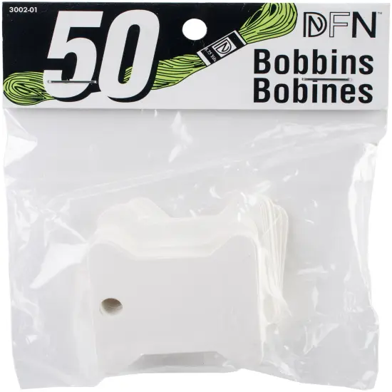 Janlynn Cardboard Floss Bobbins-50/Pkg {1}