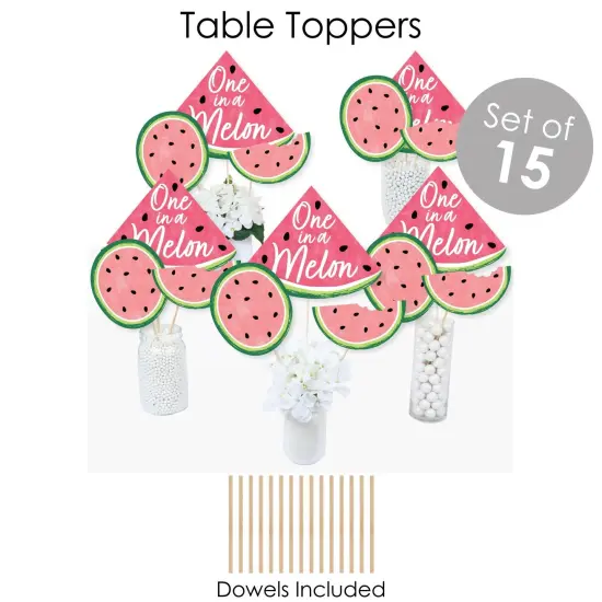 Big Dot of Happiness Sweet Watermelon - Fruit Party Supplies - Banner Decoration Kit - Fundle Bundle {7}