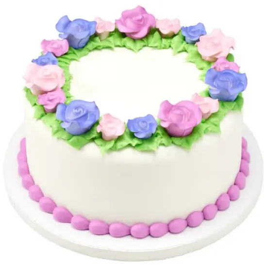 White 2" Rose Sugar Soft Premium Edible Decorations - 18 roses per order {3}