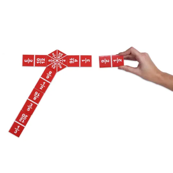 Equivalent Fraction Dominoes, Pack of 2 {4}