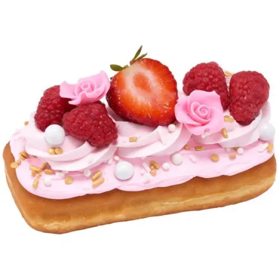 Pink 1" Rose Sugar Soft Edible Decorations 48 Count {5}