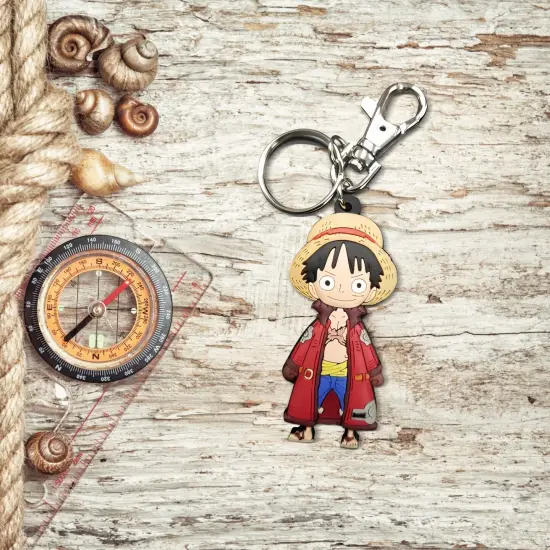 One Piece Monkey D. Luffy PVC Keychain {4}