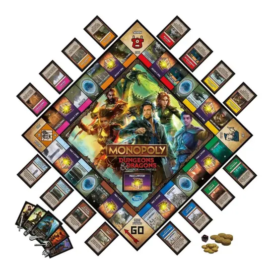 Dungeons & Dragons: Honor Among Thieves Monopoly Board Game {1}
